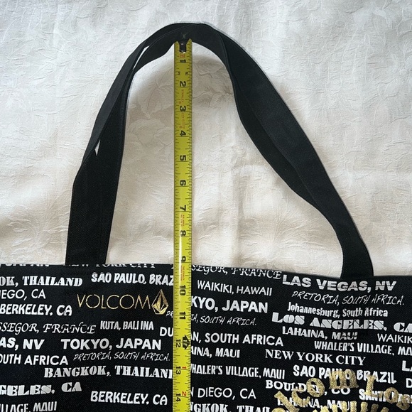 Volcom Black LA/Retail Store Locations - Tote/Beach Bag Y2K/Surf/Skate - Picture 11 of 14